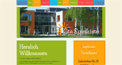 Desktop Screenshot of kita-spielkiste-gruna.de